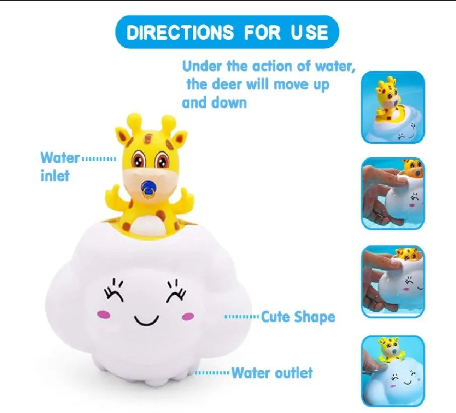 Rain Cloud Baby Bath Shower Toy
