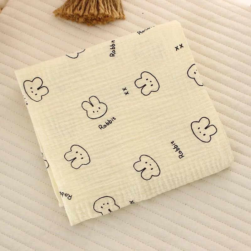 Breathable Cotton Muslin Swaddle Blanket for Newborns