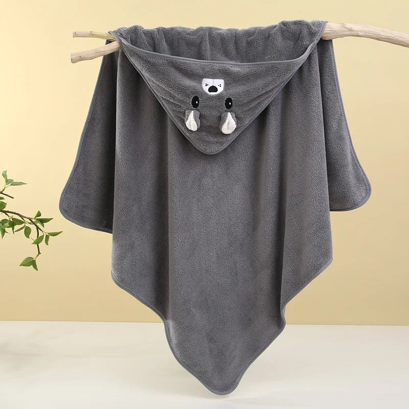 Ultra-Soft Baby Bath Towel & Swaddle Wrap
