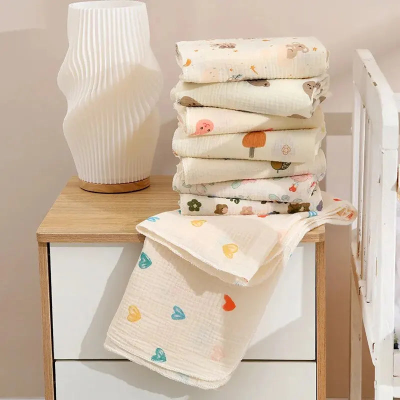Breathable Cotton Muslin Swaddle Blanket for Newborns