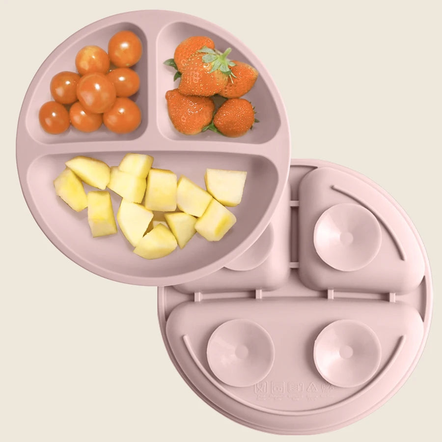 Suction Toddler Plate – Spill-Proof Non-Slip Baby Plate for Self-Feeding