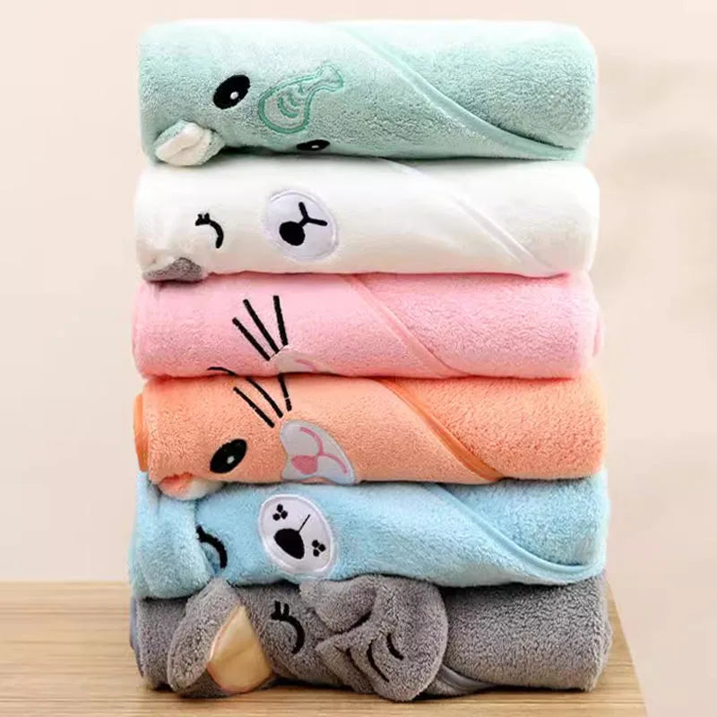 Ultra-Soft Baby Bath Towel & Swaddle Wrap
