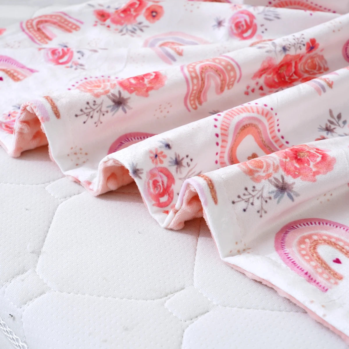 Ultra-Soft Plush Minky Baby Blanket | Cozy Toddler Throw (30” x 40”)