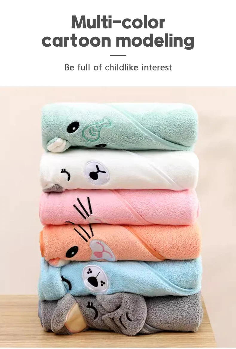 Ultra-Soft Baby Bath Towel & Swaddle Wrap