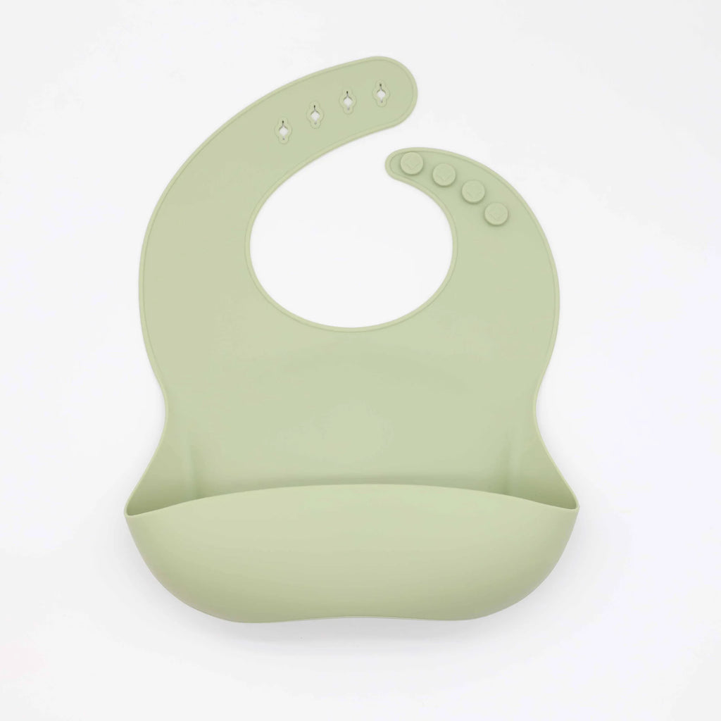 Silicone Baby Bib with Food Catcher Pocket | Adjustable Mess-Free Bib for Babies & Toddlers – TinyEase