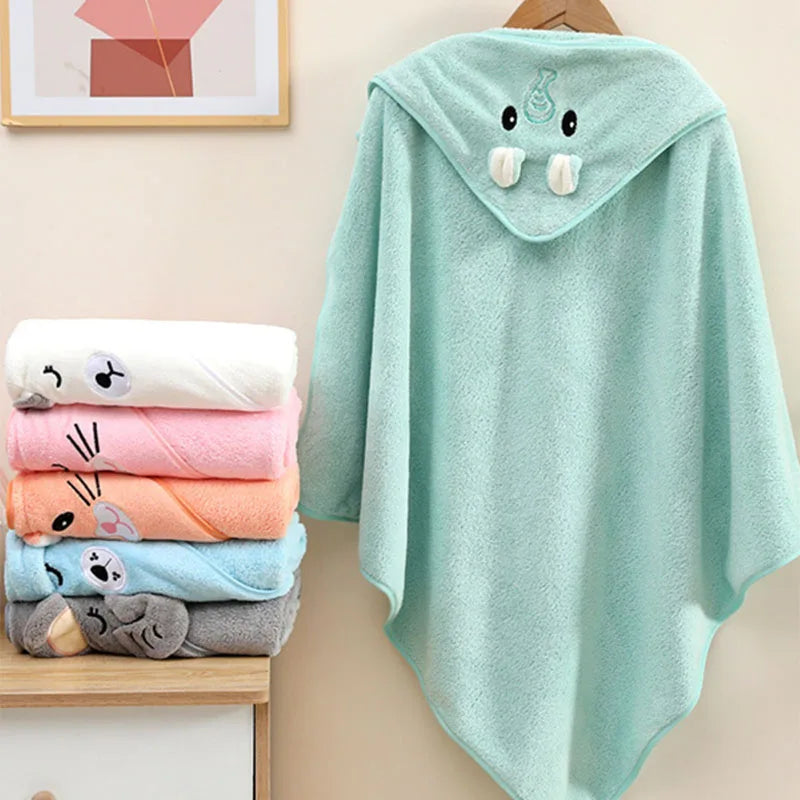 Ultra-Soft Baby Bath Towel & Swaddle Wrap