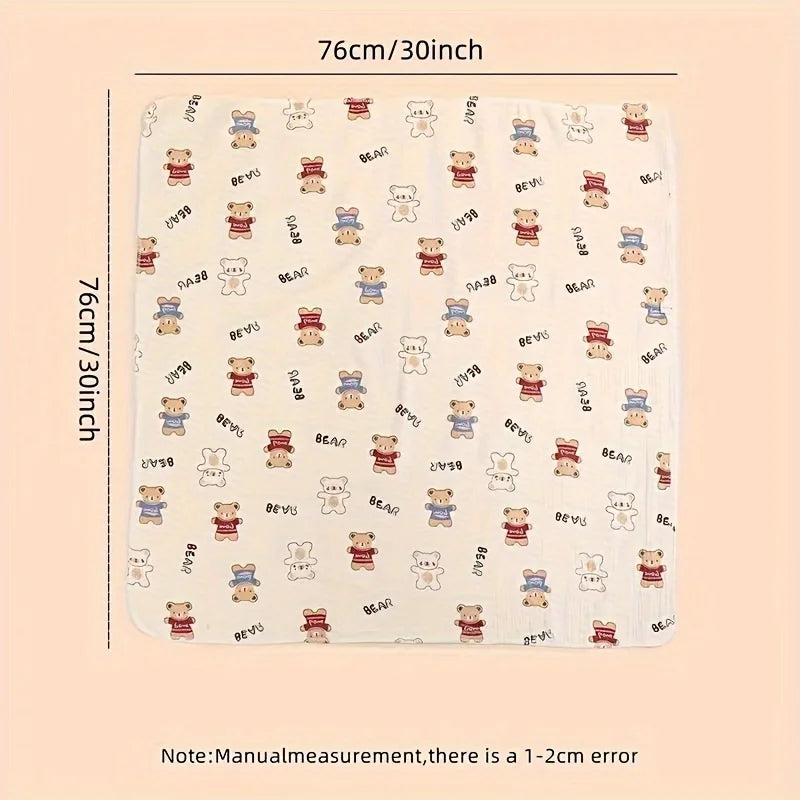 Breathable Cotton Muslin Swaddle Blanket for Newborns