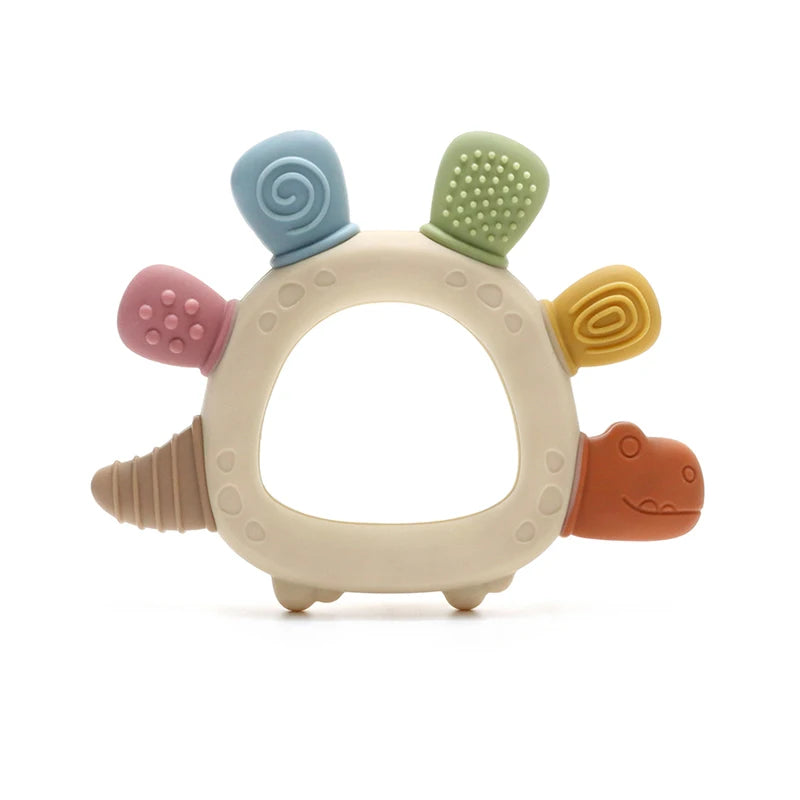 BPA-Free Dinosaur Silicone Baby Teether