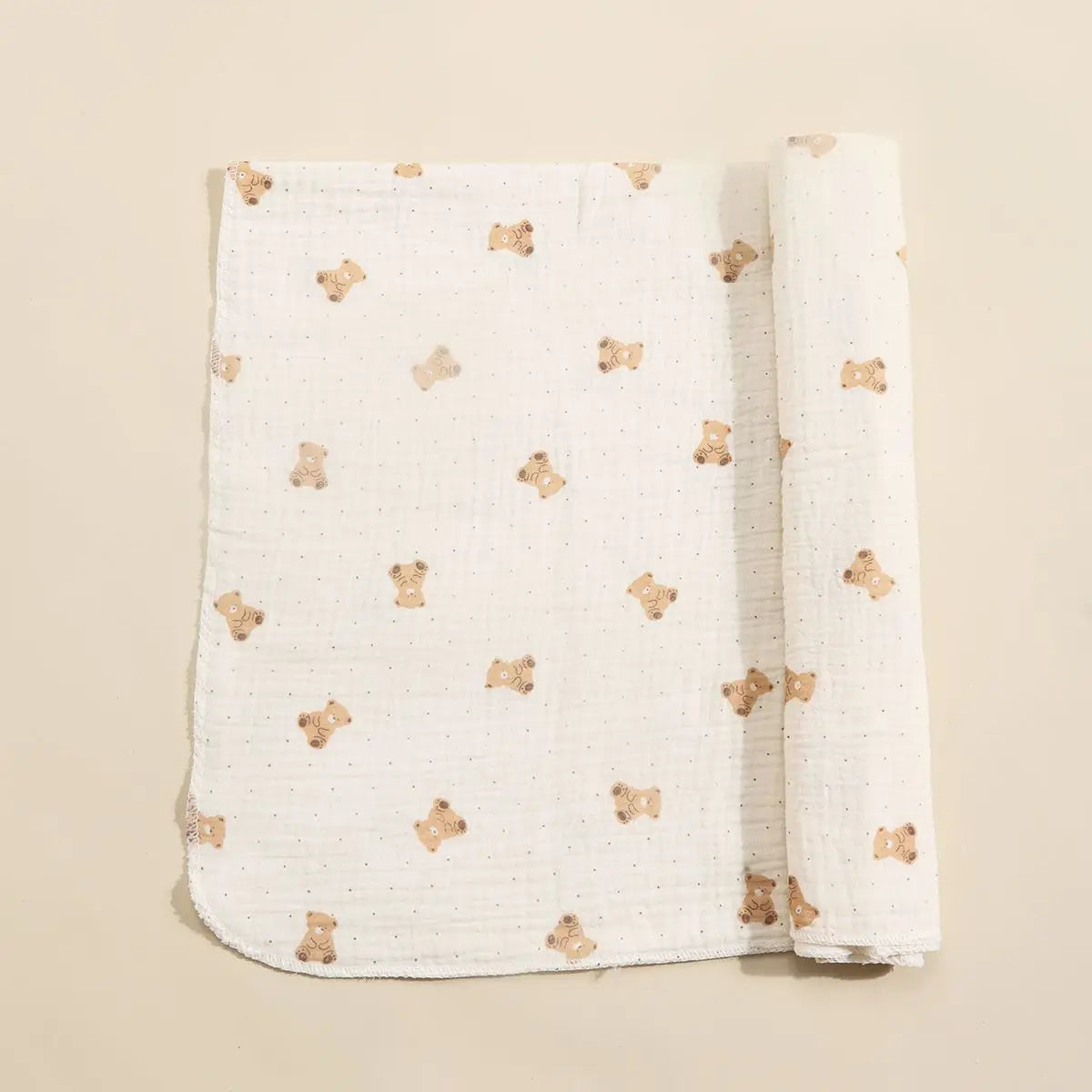 Breathable Cotton Muslin Swaddle Blanket for Newborns