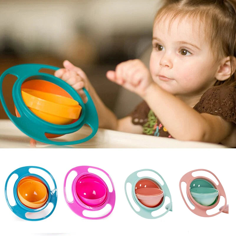 Gyro 360° Spill-Proof Snack Bowl for Toddlers