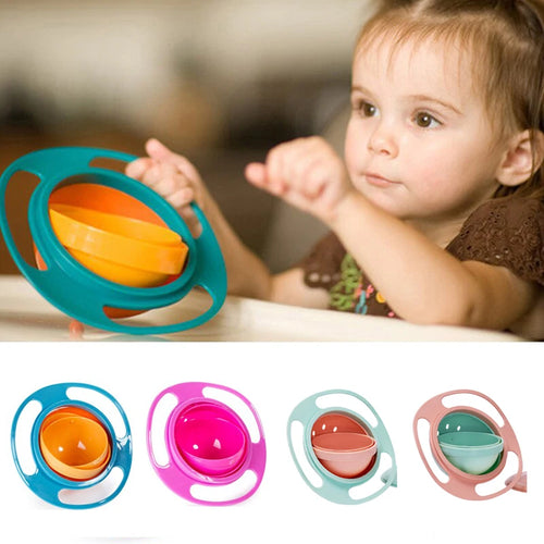 Gyro 360° Spill-Proof Snack Bowl for Toddlers