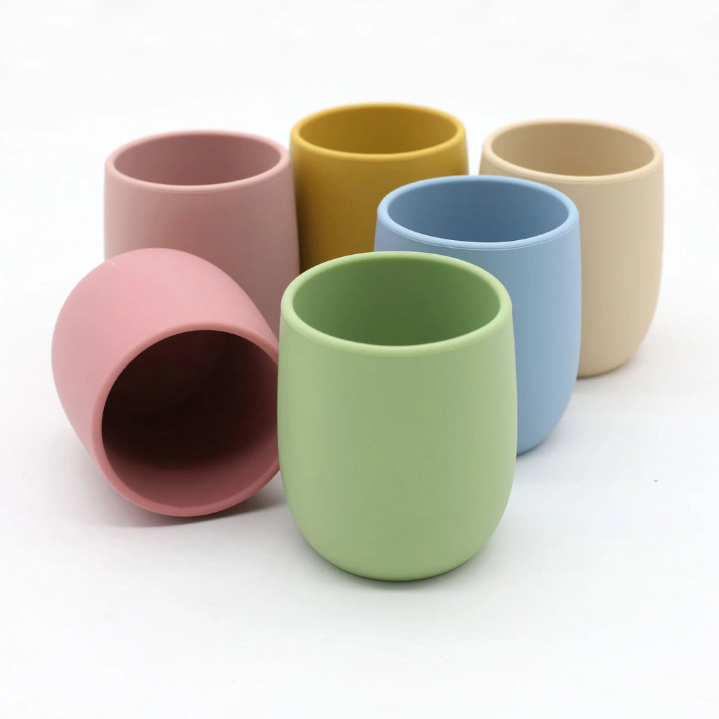 Baby silicone water cup mini easy to grip