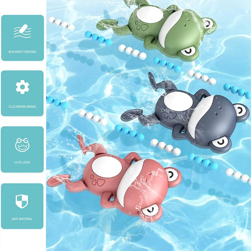 Swimming Frog Wind-Up Bath Toy