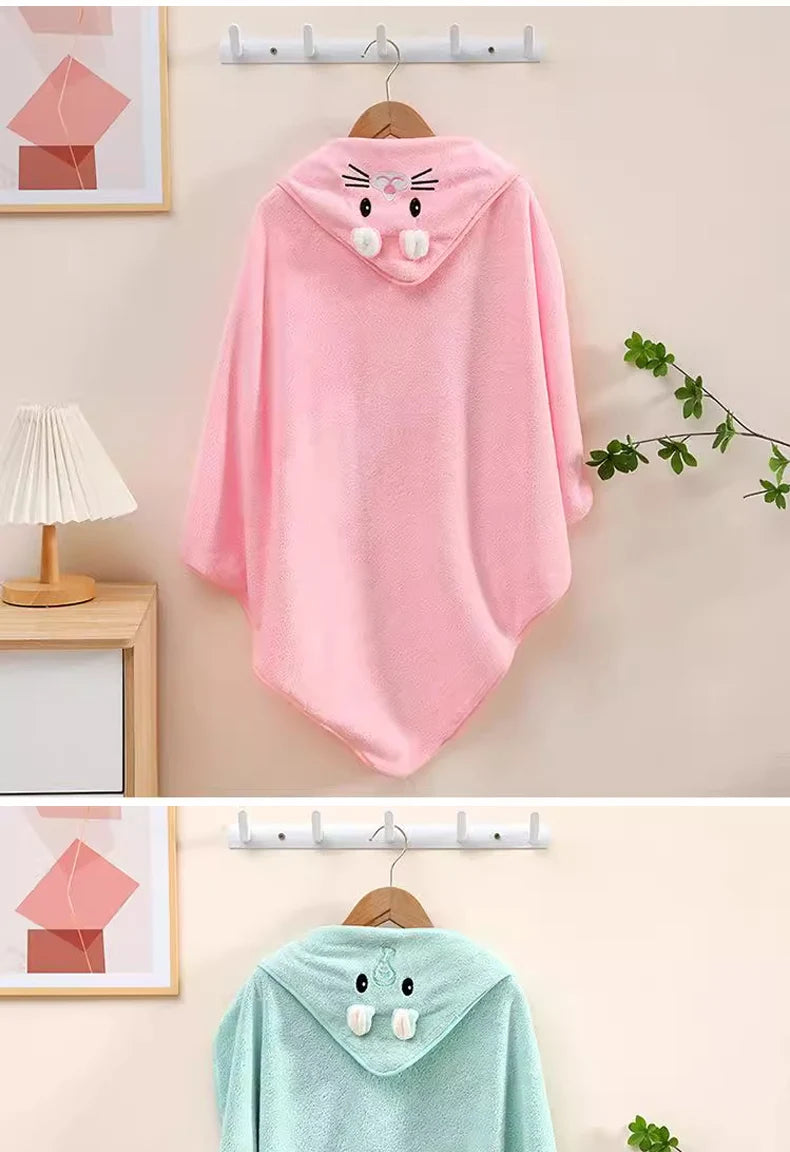 Ultra-Soft Baby Bath Towel & Swaddle Wrap