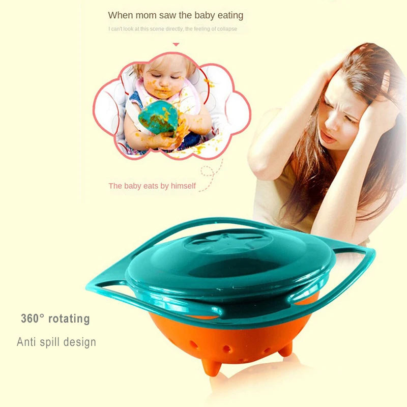 Gyro 360° Spill-Proof Snack Bowl for Toddlers