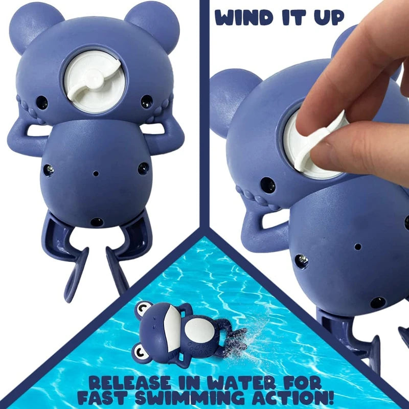 Swimming Frog Wind-Up Bath Toy