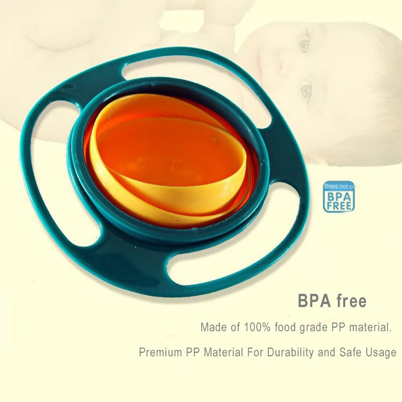Gyro 360° Spill-Proof Snack Bowl for Toddlers