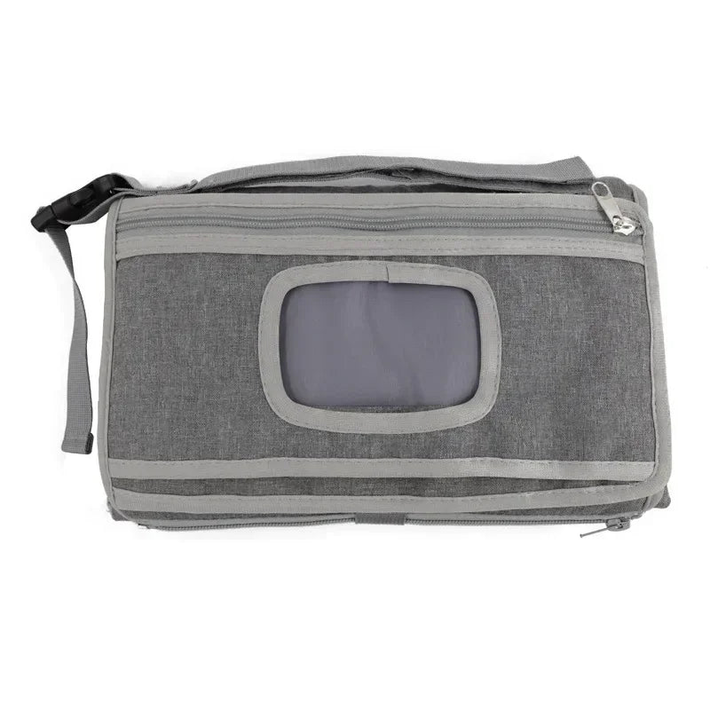 Portable Baby Diaper Changing Pad with Storage Pockets | Waterproof Travel Changing Mat