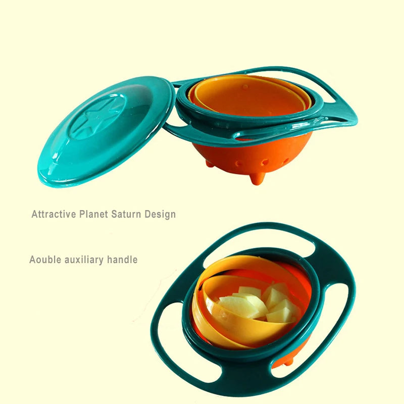 Gyro 360° Spill-Proof Snack Bowl for Toddlers