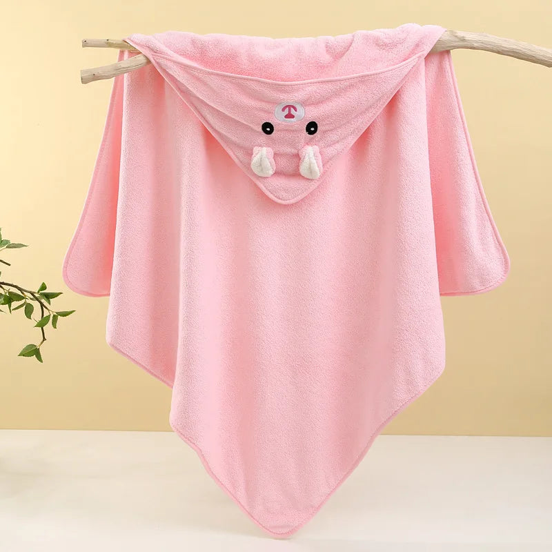 Ultra-Soft Baby Bath Towel & Swaddle Wrap