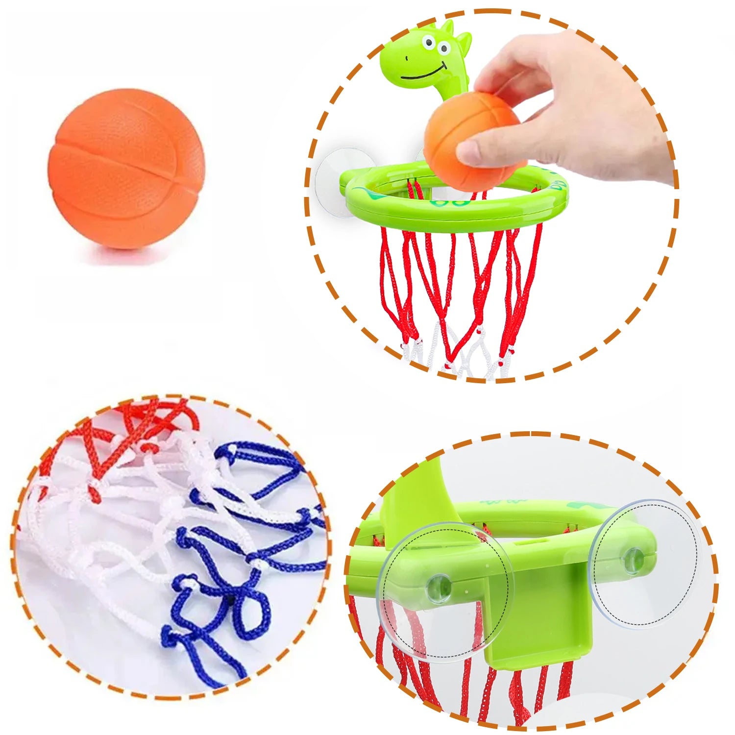 Basketball Bath Game Set