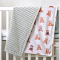 Ultra-Soft Plush Minky Baby Blanket | Cozy Toddler Throw (30” x 40”)