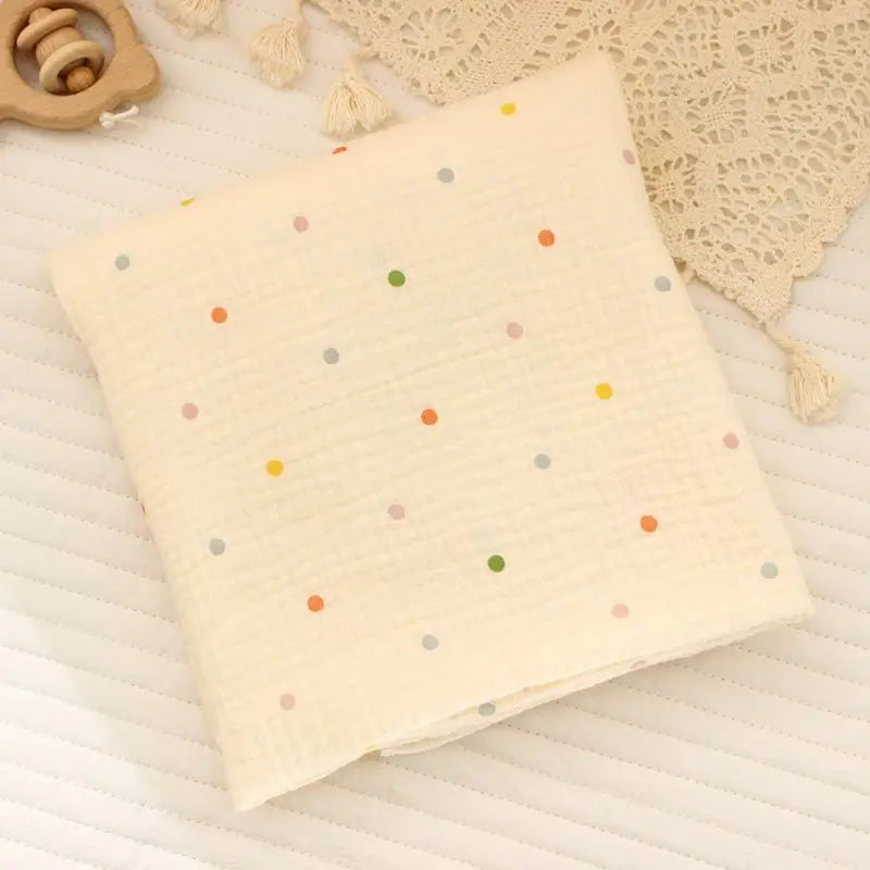 Breathable Cotton Muslin Swaddle Blanket for Newborns