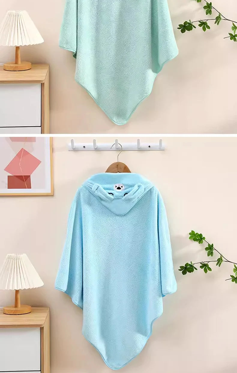 Ultra-Soft Baby Bath Towel & Swaddle Wrap