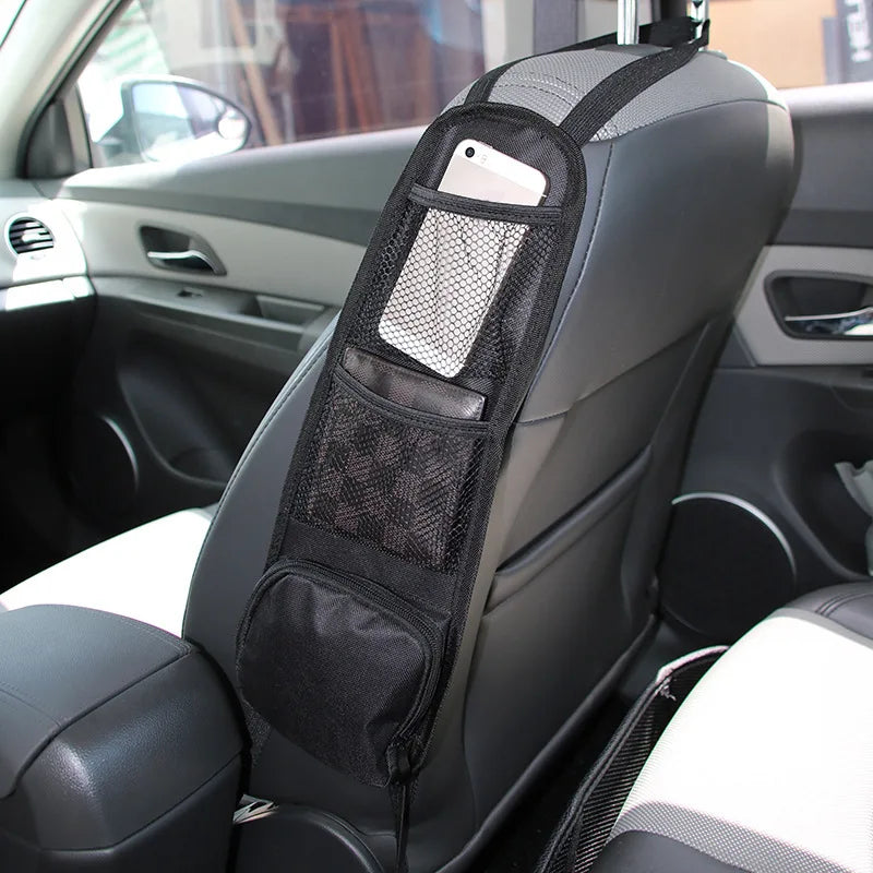 Car Backseat Organizer with Touchscreen Tablet Holder