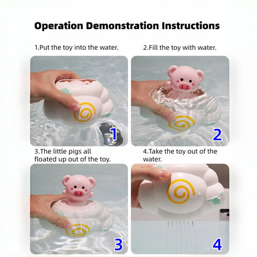 Rain Cloud Baby Bath Shower Toy
