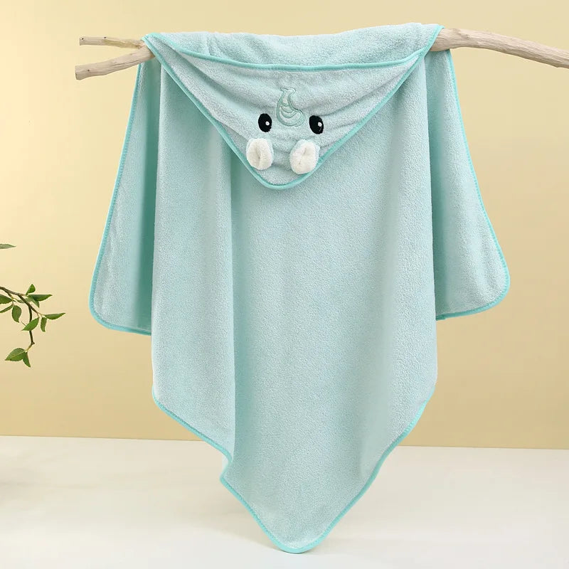 Ultra-Soft Baby Bath Towel & Swaddle Wrap
