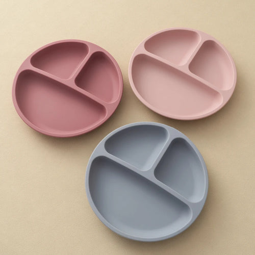 Suction Toddler Plate – Spill-Proof Non-Slip Baby Plate for Self-Feeding
